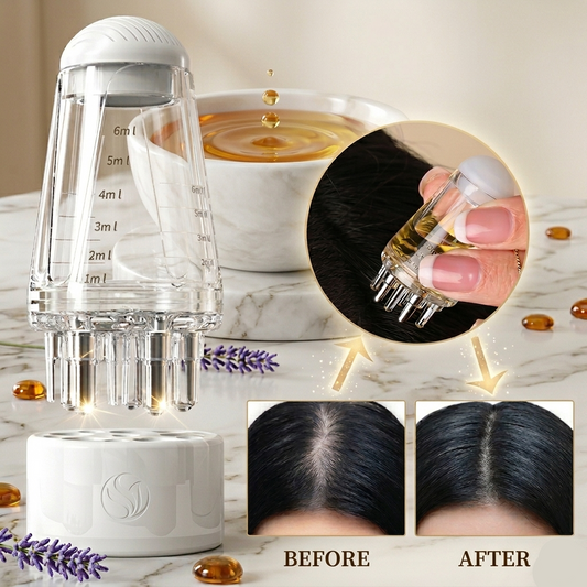 Scalp Hair Oil Applicator | Portable Mini Hair Oil Comb for Hair Growth & Serums