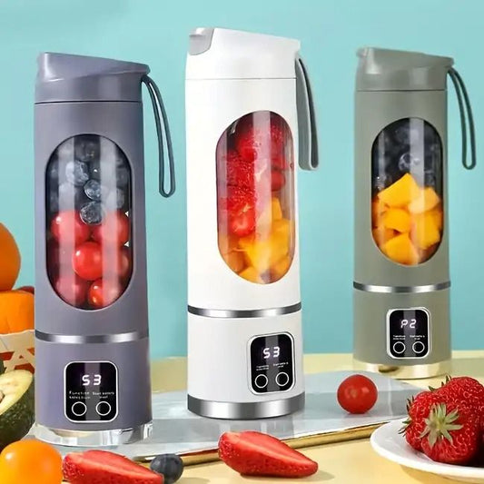 Portable USB Rechargeable Mini Blender | Wireless Personal Juicer  | 400ml Handheld Mixer for Shakes, Juices & Gym