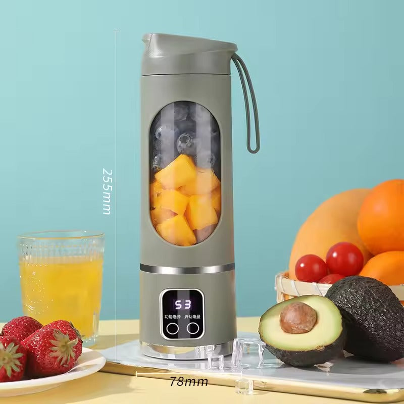 Portable USB Rechargeable Mini Blender | Wireless Personal Juicer  | 400ml Handheld Mixer for Shakes, Juices & Gym