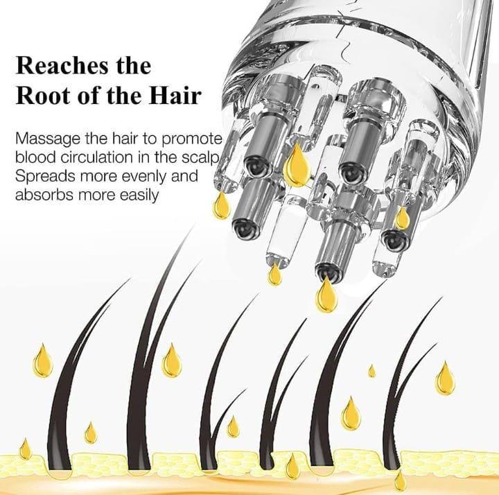 Scalp Hair Oil Applicator | Portable Mini Hair Oil Comb for Hair Growth & Serums